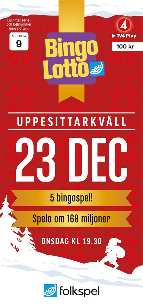 bingolotter uppesittarkväll 2020